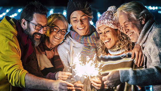 Bildmotiv:  Silvester in den bayerischen Alpen