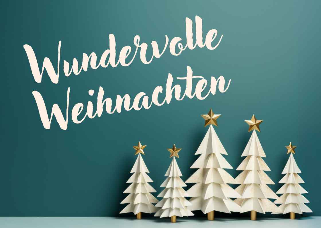 Weihnachtskarte Baum