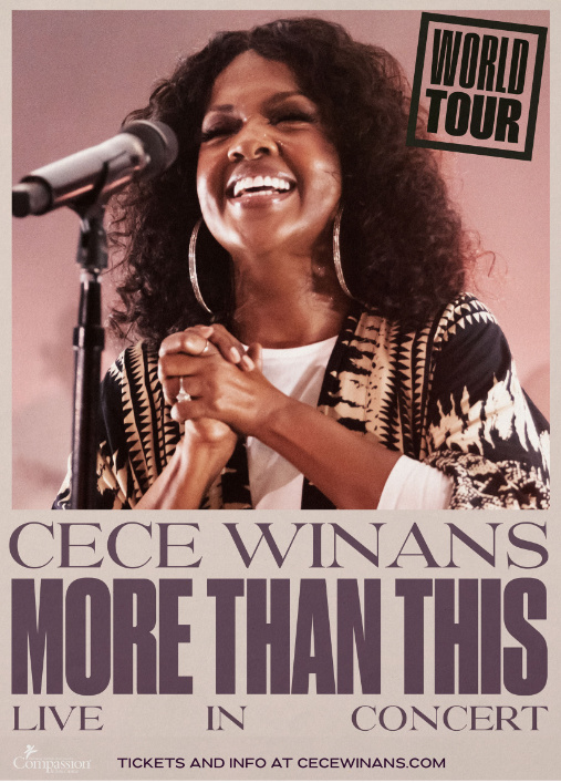 Poster 'More than this - World Tour'; (Bild: CeCe Winans)