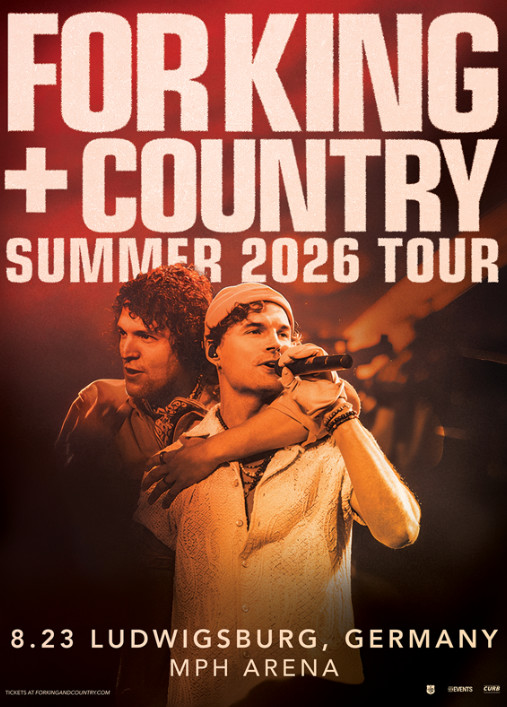 King & Country - Poster ‘Europe Tour 2026‘  (Bild: for KING & COUNTRY)