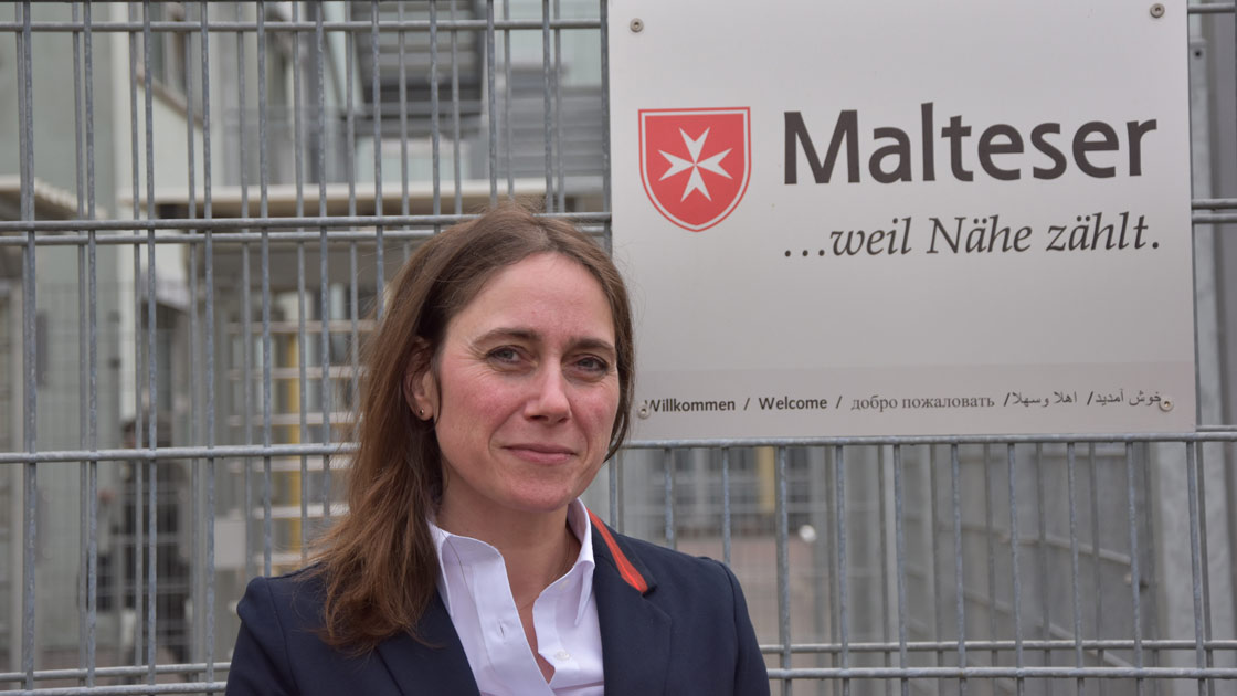 Uta Sandhop von den Maltesern Dresden (Foto: St. Benno Verlag)