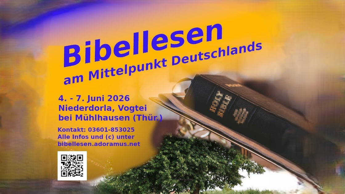Vorschaubild: Nonstop-Bibellese am Mittelpunkt Deutschlands