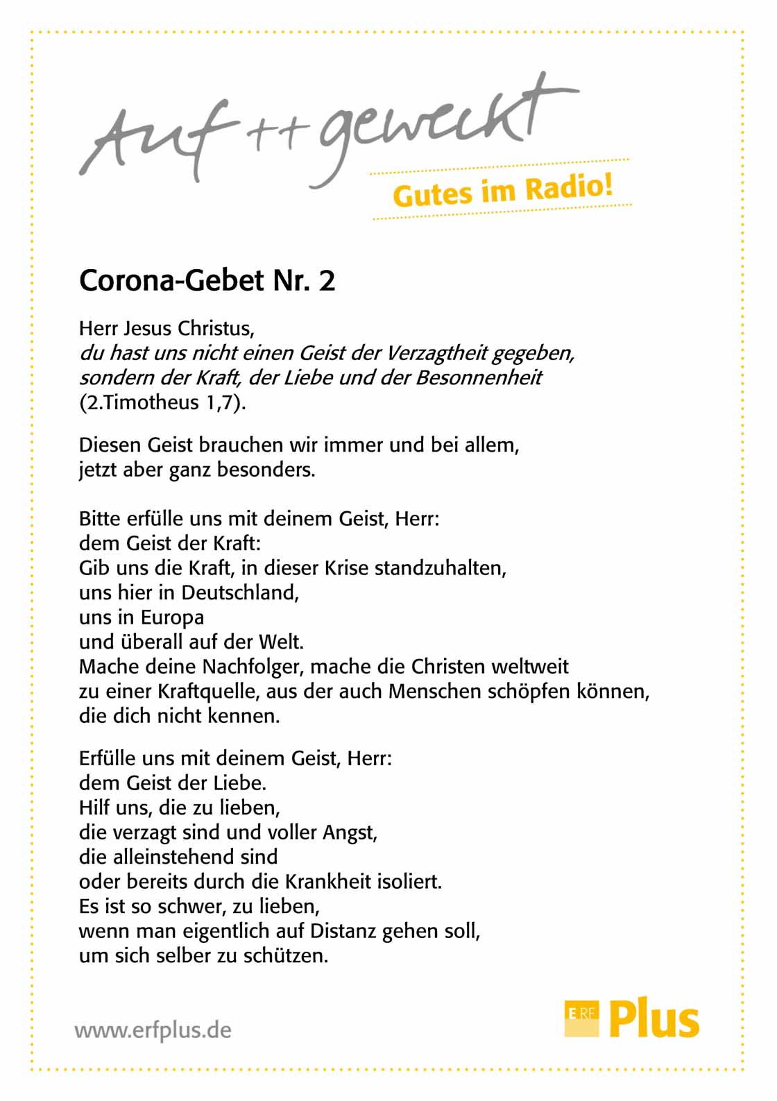 Gebet 2 von Stephan Steinseifer