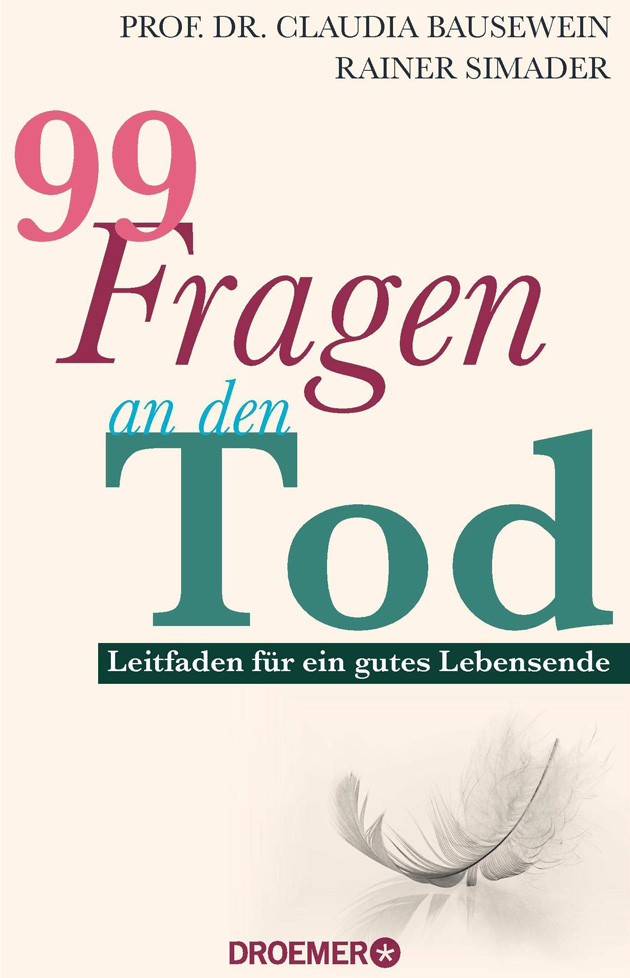 Das Buch 99 Fragen an den Tod (Cover: DROEMER)